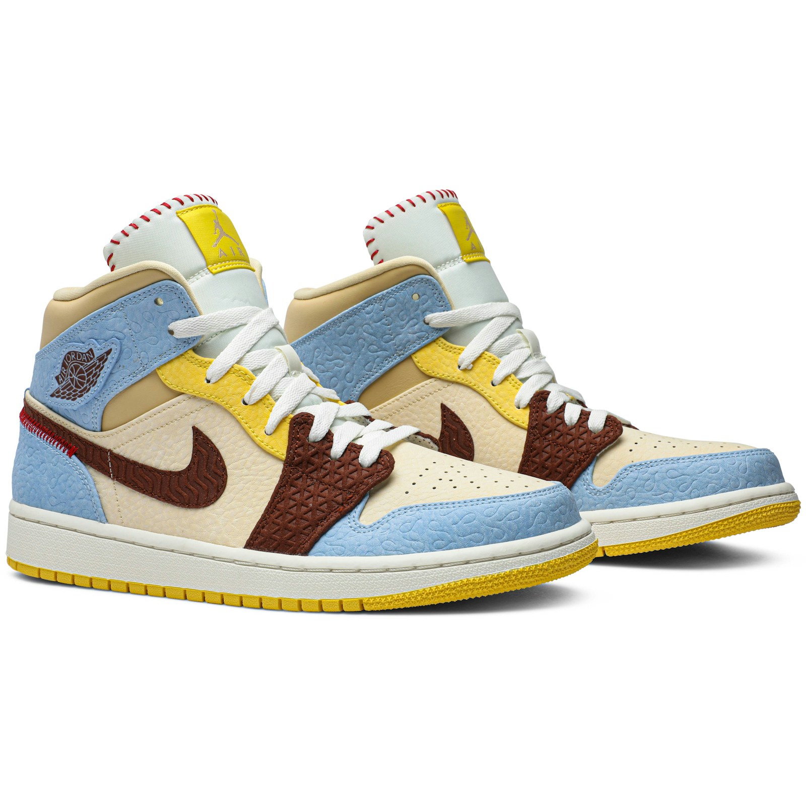 Maison Chateau Rouge x Air Jordan 1 Mid SE 'Fearless' CU2803-200 - Image 8