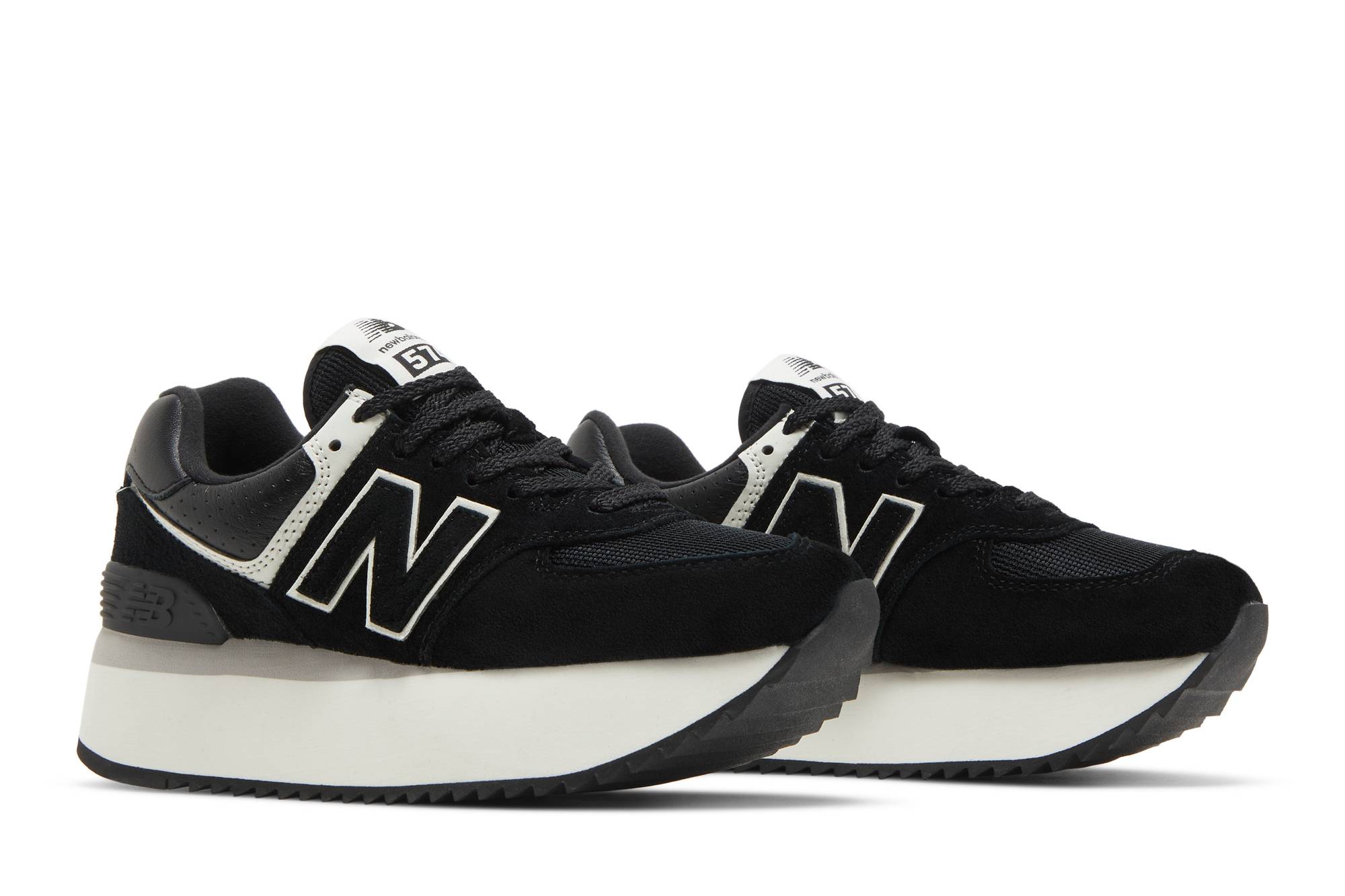 New Balance 574+ 'Black White' WL574ZAB - Image 8