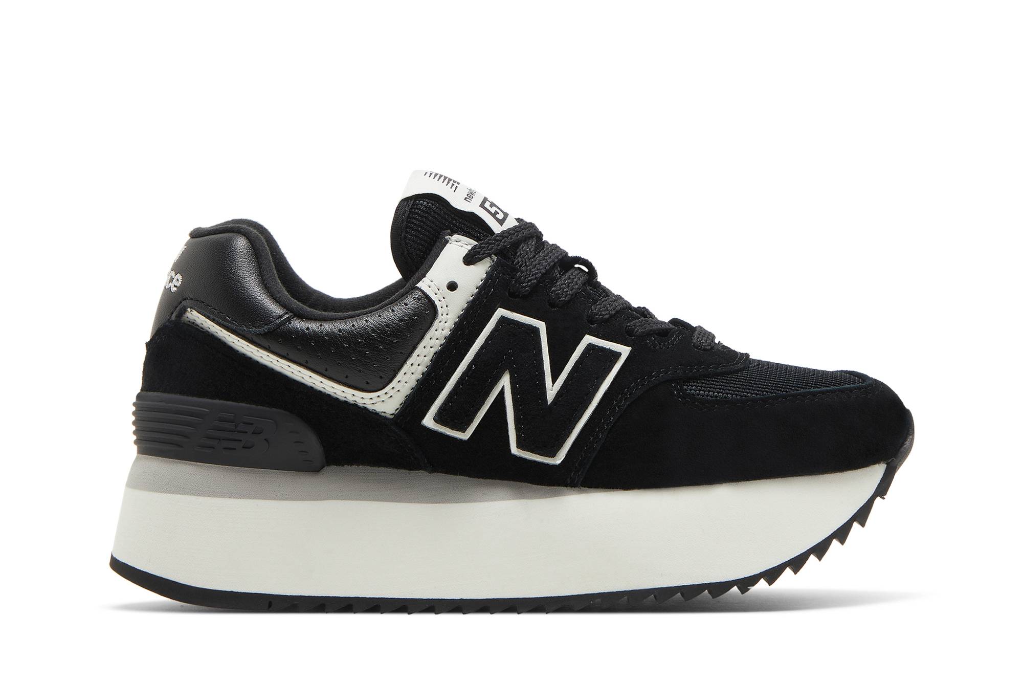 New Balance 574+ 'Black White' WL574ZAB