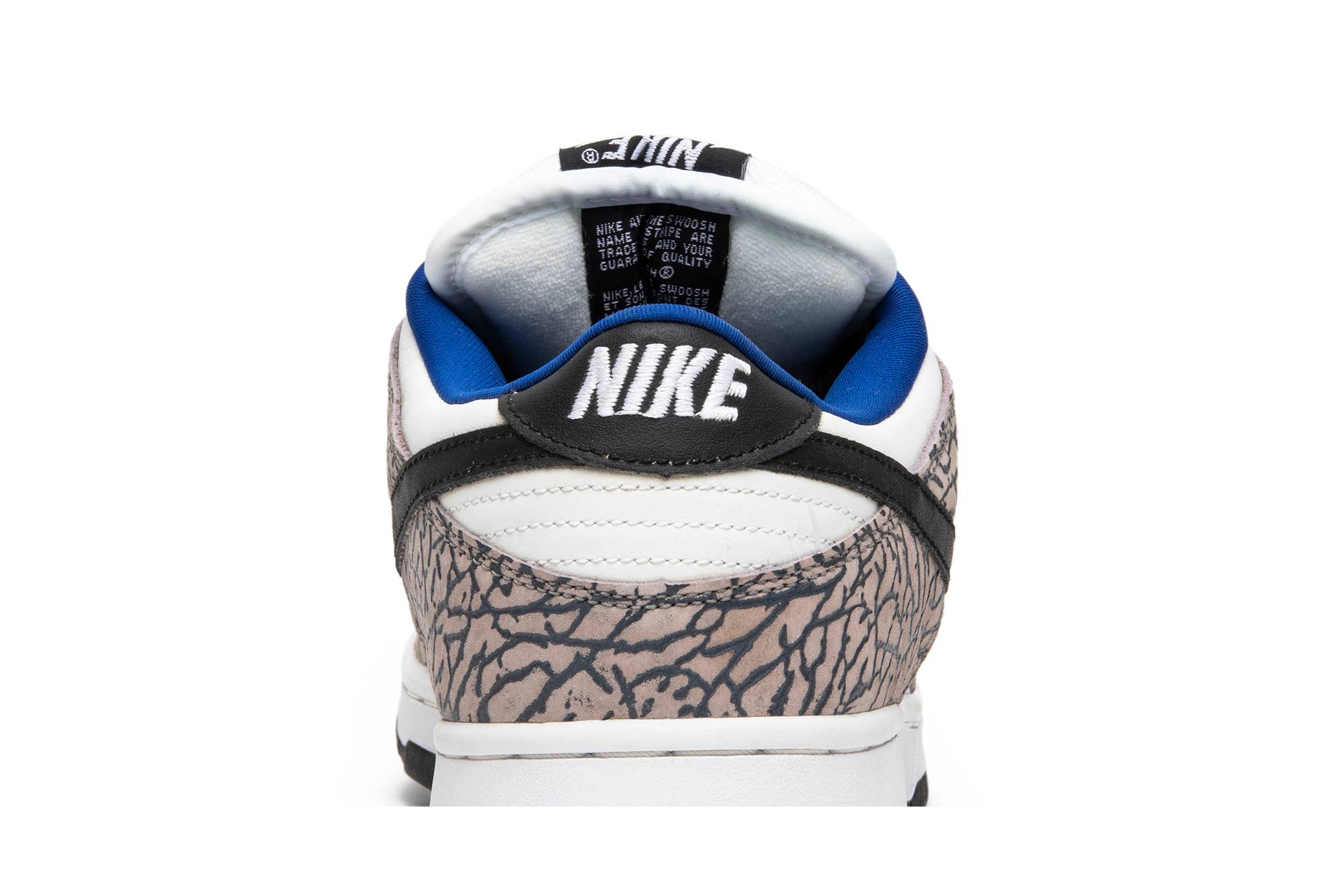 Nike SB Dunk Low Pro x Supreme 'White Cement' 304292-001 - Image 7